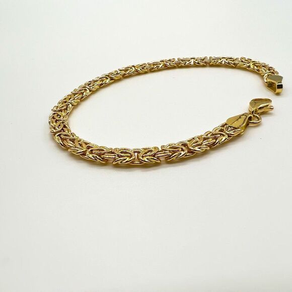 Leslie's 14K Gold Byzantine Bracelet - Picture 9 of 10